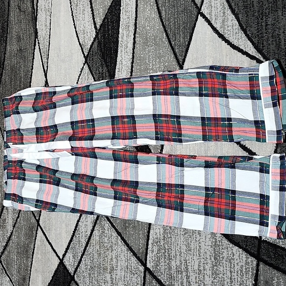 VICTORIA SECRET 2018 STRIPED GOLD SHINE PLAID LOUNGE SLEEPWEAR PANTS - Picture 2 of 10